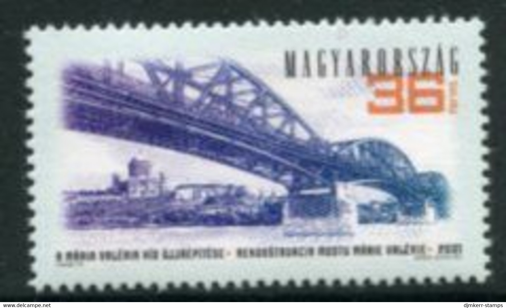 HUNGARY 2001 Reconstruction Of Danube Bridge  MNH / **.  Michel 4698 - Unused Stamps