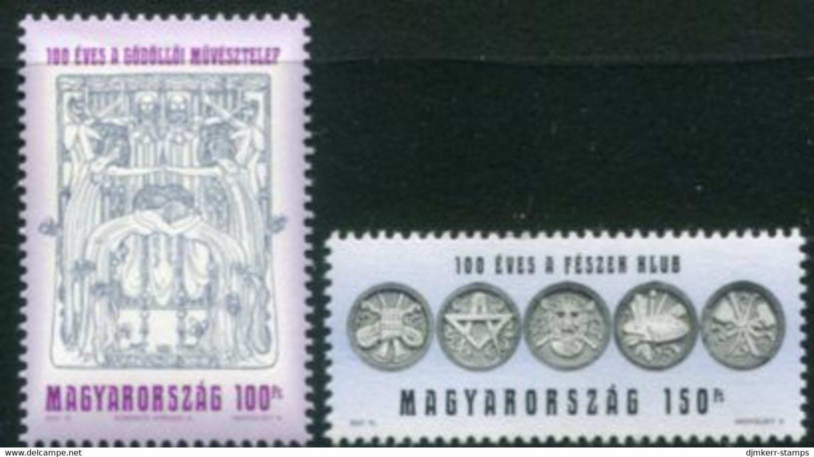 HUNGARY 2001 Centenary Of Artists' Clubs MNH / **.  Michel 4681-82 - Nuevos