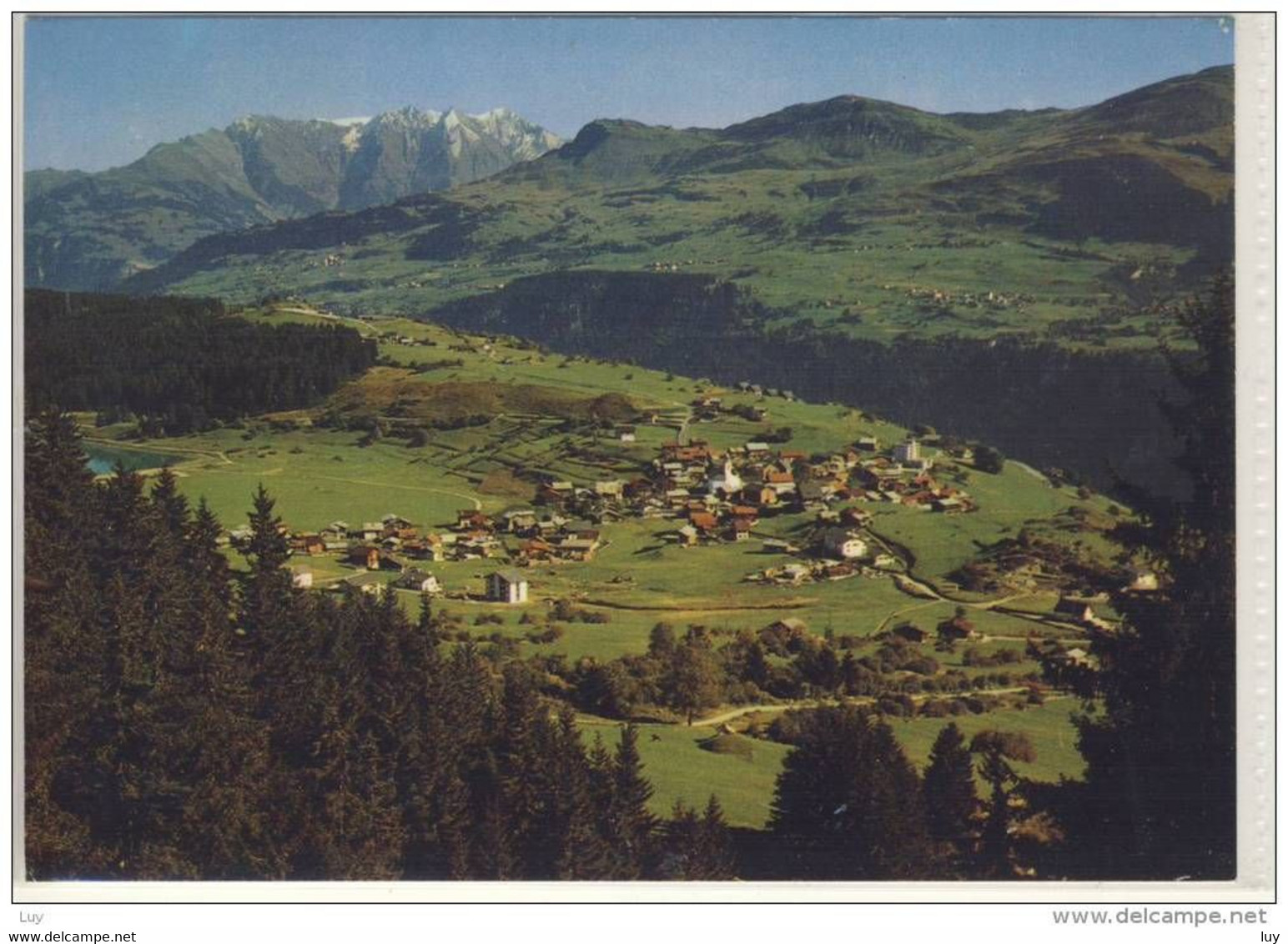 GR, BREIL / BRIGELS - Gegen Obersaxen, Den Piz Mundaun Und Die Signina-Gruppe, 1977, Fliegeraufnahme, Luftbild - Breil/Brigels