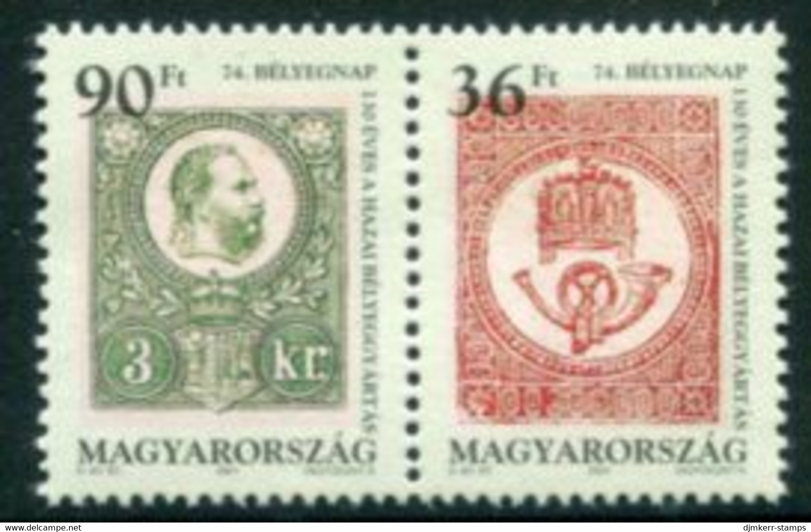 HUNGARY 2001 Stamp Day MNH / **.  Michel 4676-77 - Neufs