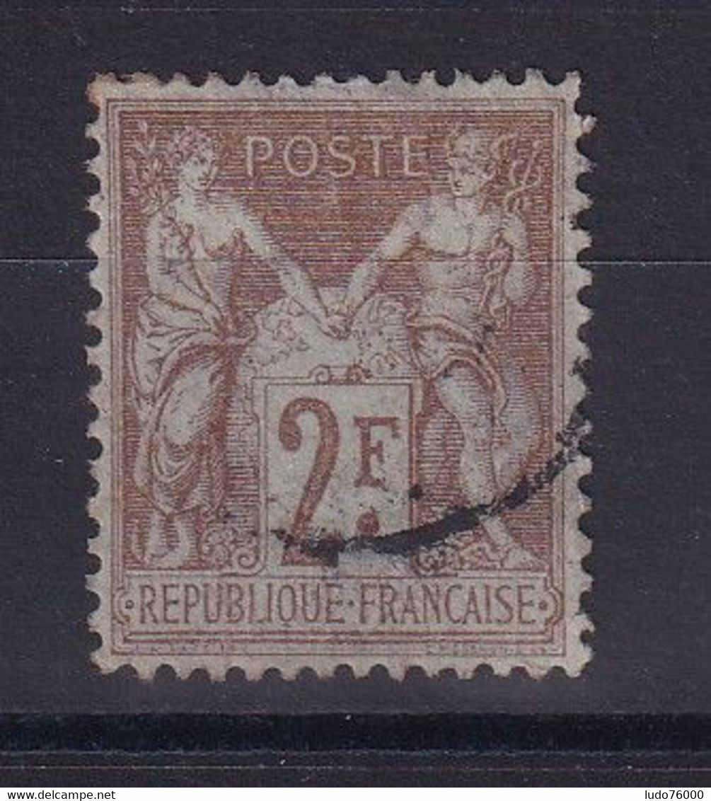 D 162 / SAGE N° 105 OBL  COTE 55€ - 1898-1900 Sage (Tipo III)