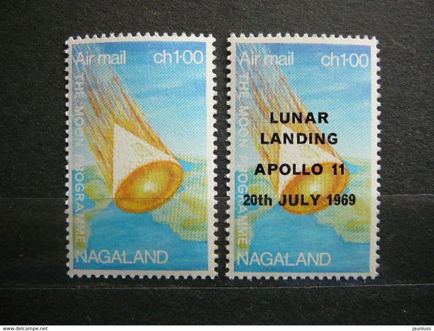Space Apollo 11 # Nagaland MNH  # - Etats-Unis