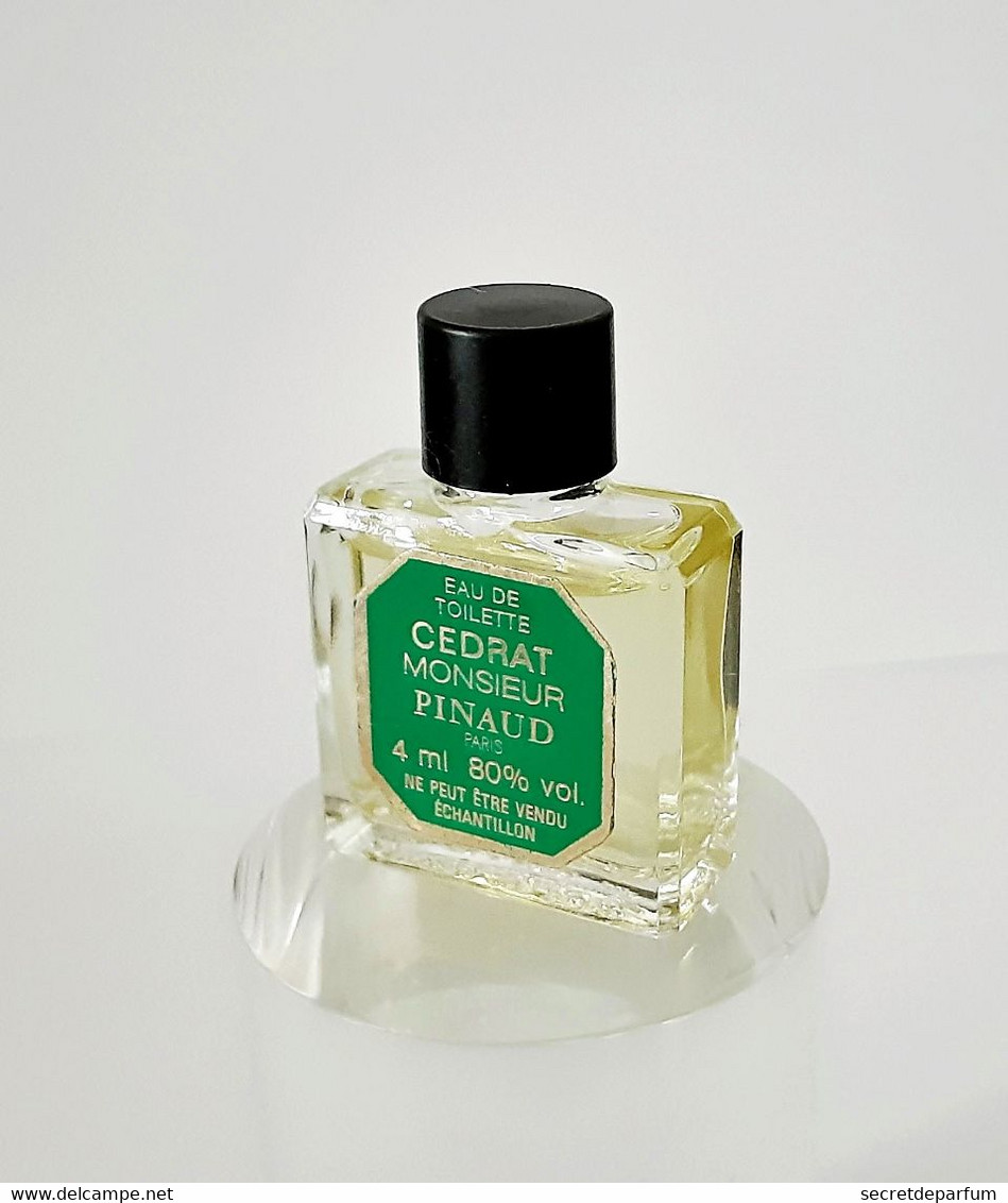 Miniatures De Parfum   CEDRAT MONSIEUR  De PINAUD  EDT   4  Ml - Miniatures Hommes (sans Boite)
