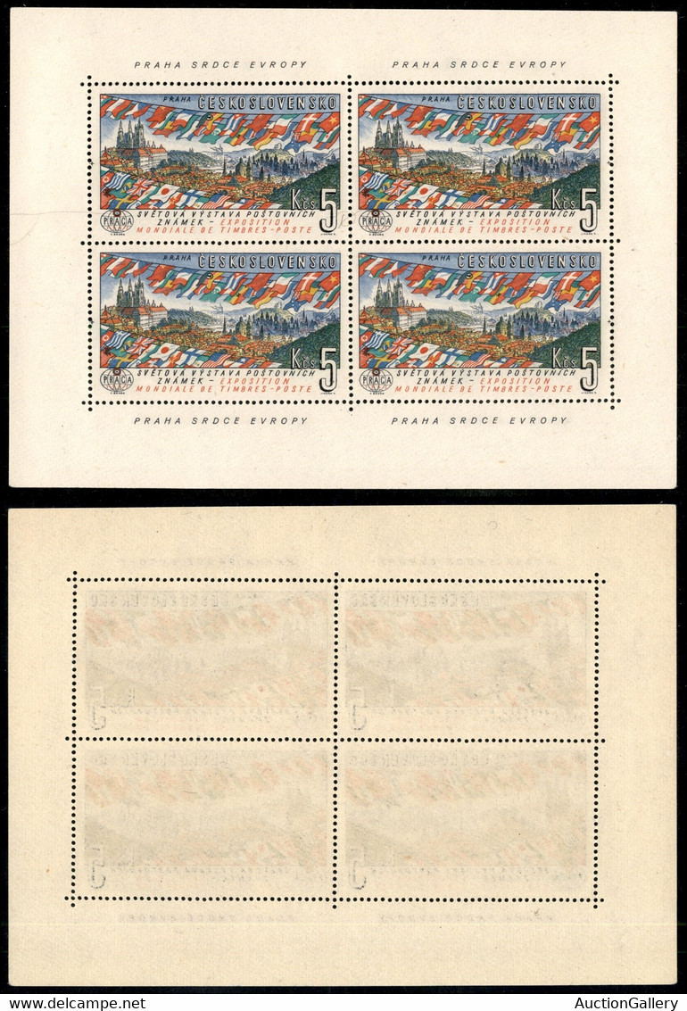 EUROPA - CECOSLOVACCHIA - 1961 - Minifoglio 5 Corone Praga 62 (1314) - Gomma Integra (120) - Andere & Zonder Classificatie