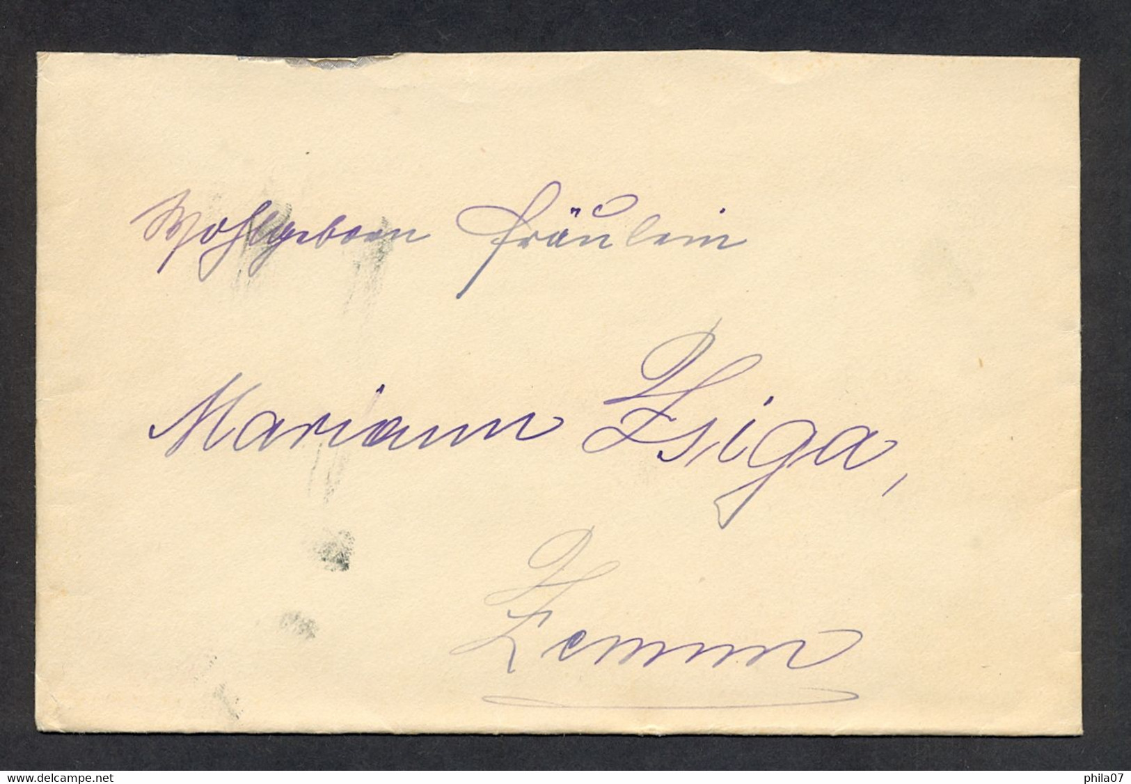 Hungary, Croatia - Letter Addressed To Zemun, Cancelled By T.P.O. NAGY KANISA-BROD Postmark 25.07. 1912. Arrival Cancel - Lettres & Documents