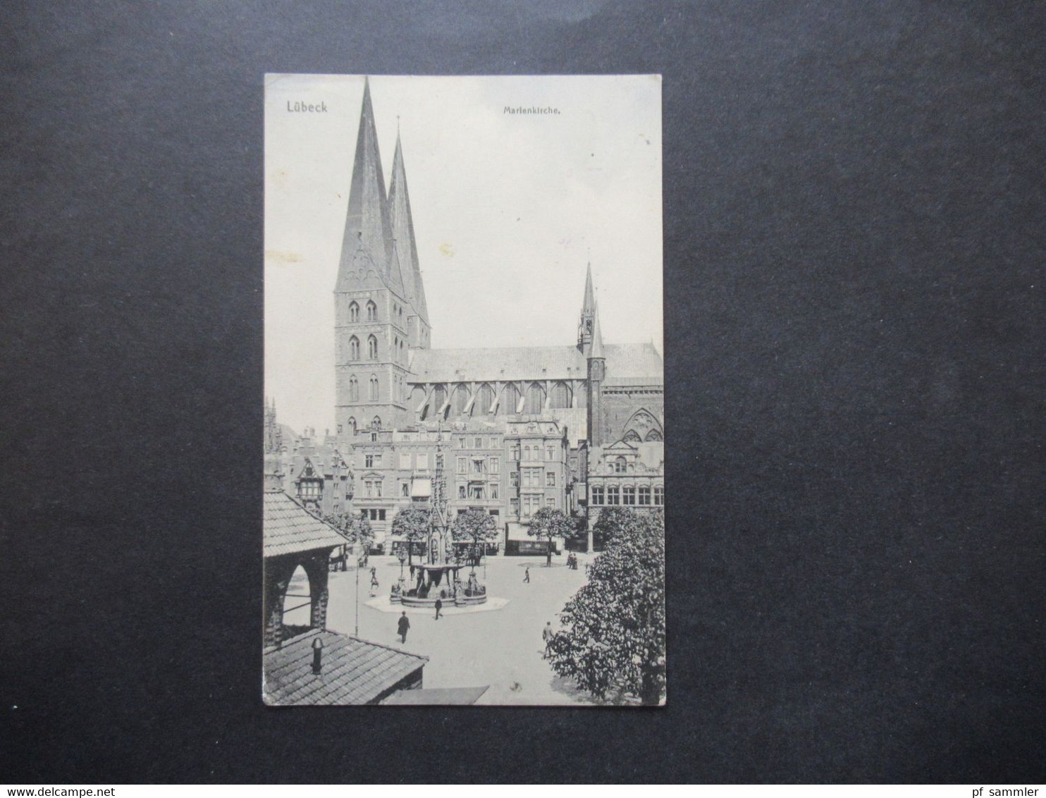 Feldpost AK 1.WK 1915 Lübeck Marienkirche Verlag Knackstedt & Näther Lichtdruck Hamburg - Luebeck