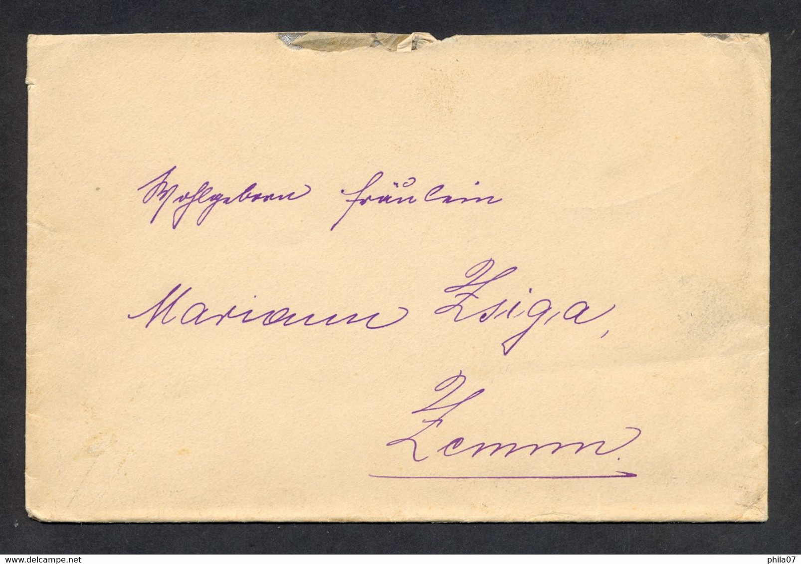 Hungary, Croatia - Letter Addressed To Zemun, Cancelled By T.P.O. NAGY KANISA-BROD Postmark 13.07. 1912. Arrival Cancel - Briefe U. Dokumente