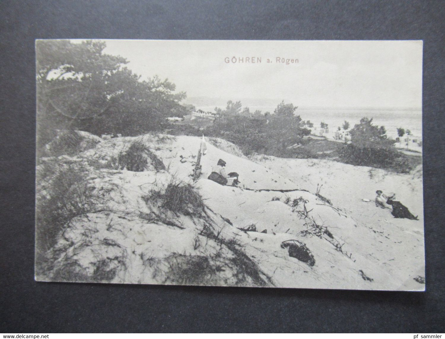 DR 1912 AK Göhren Auf Rügen Strandpartie / Dünen Verlag Ottilie Meyer. Tagesstempel Göhren Rügen - Rügen