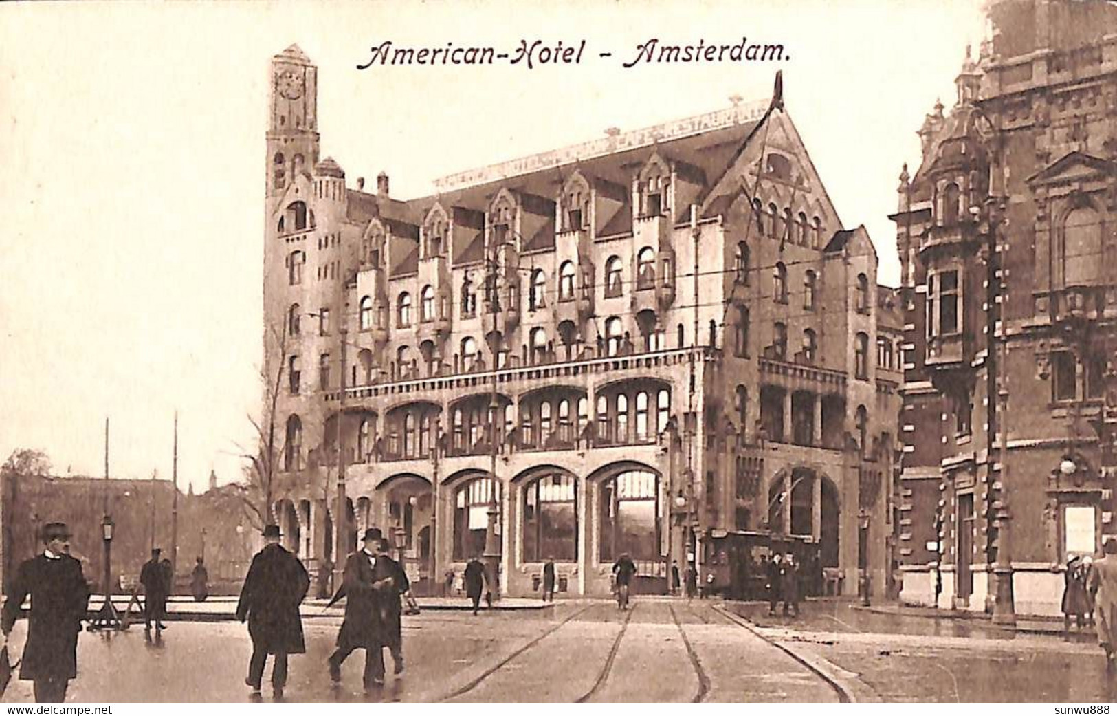 Amsterdam - American-Hotel (tram Tramway Sleding) - Amsterdam