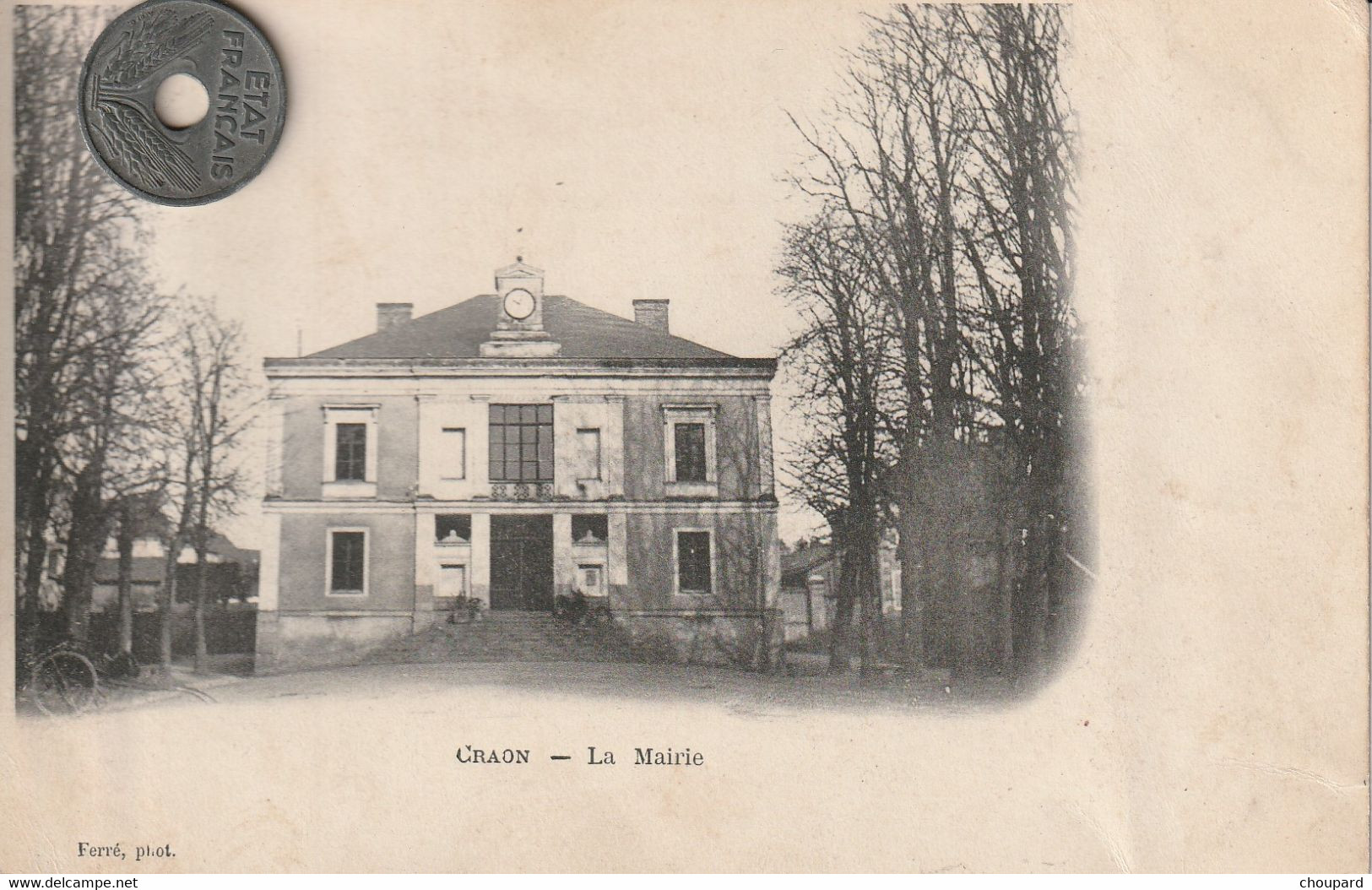 53 -  Carte Postale Ancienne  De  Craon   Vue De La Mairie    ( Dos Simple Voyagé 1903 ) - Craon