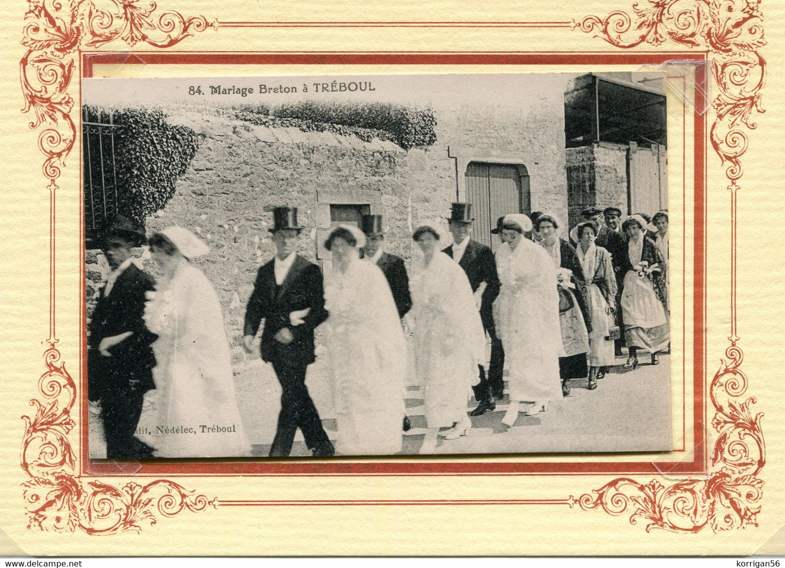 ENV DE DOUARNENEZ ***  TREBOUL *** UN MARIAGE   *** CHAPEAU HAUT DE FORME *** - Tréboul