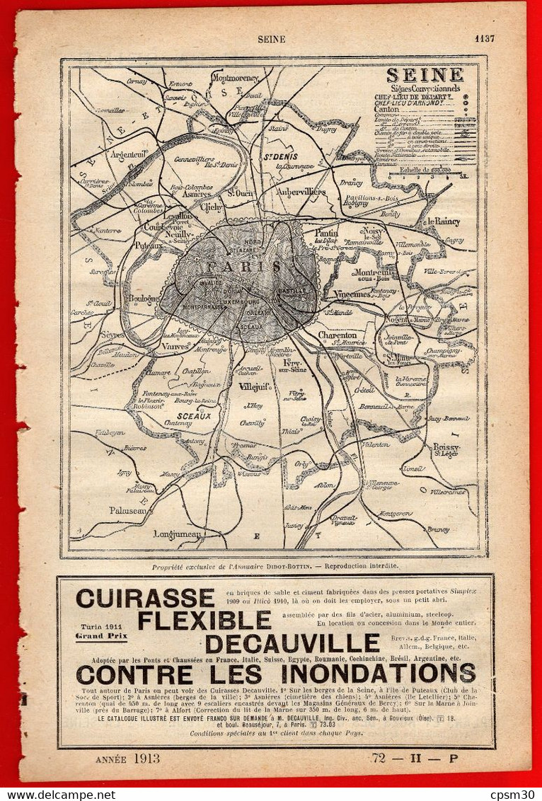 ANNUAIRE - 94 - Département Val De Marne, CHEVILLY - Année 1913 - édition Didot-Bottin - Telefonbücher