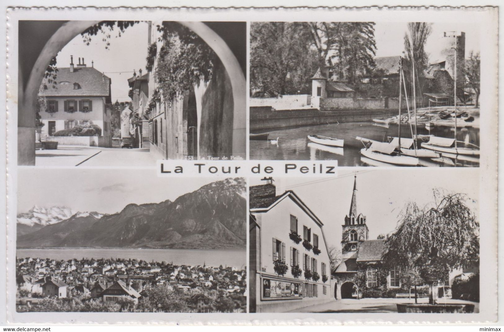 Carte Photo - La Tour De Peilz - Multi-vues - La Tour-de-Peilz