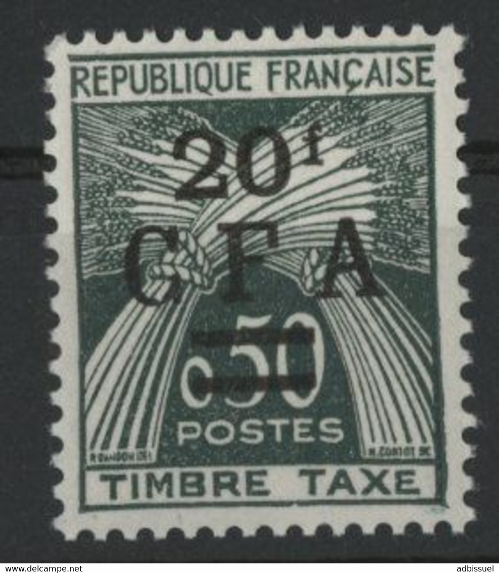 REUNION TIMBRE TAXE N° 47 Cote 26 € NEUF ** (MNH) - Timbres-taxe