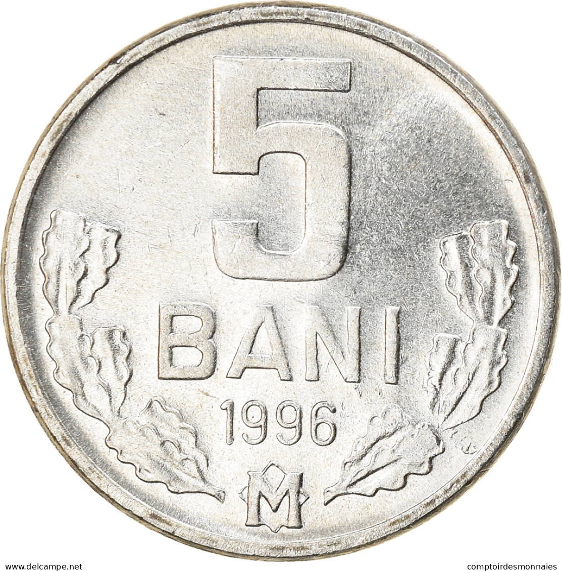 Monnaie, Moldova, 5 Bani, 1996, SPL, Aluminium, KM:2 - Moldavië