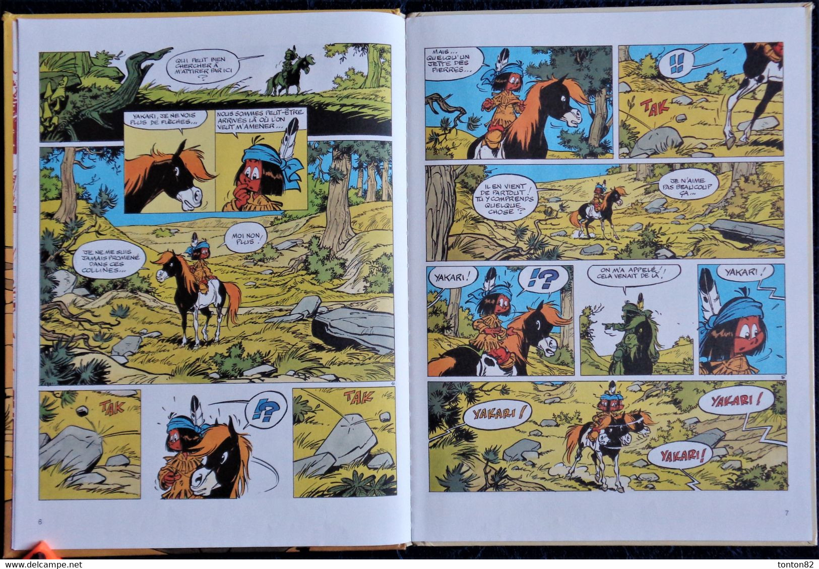 Derib + Job - YAKARI N° 10 - YAKARI - Le Grand Terrier - CASTERMAN - (  E.O. 1984 ) . - Yakari