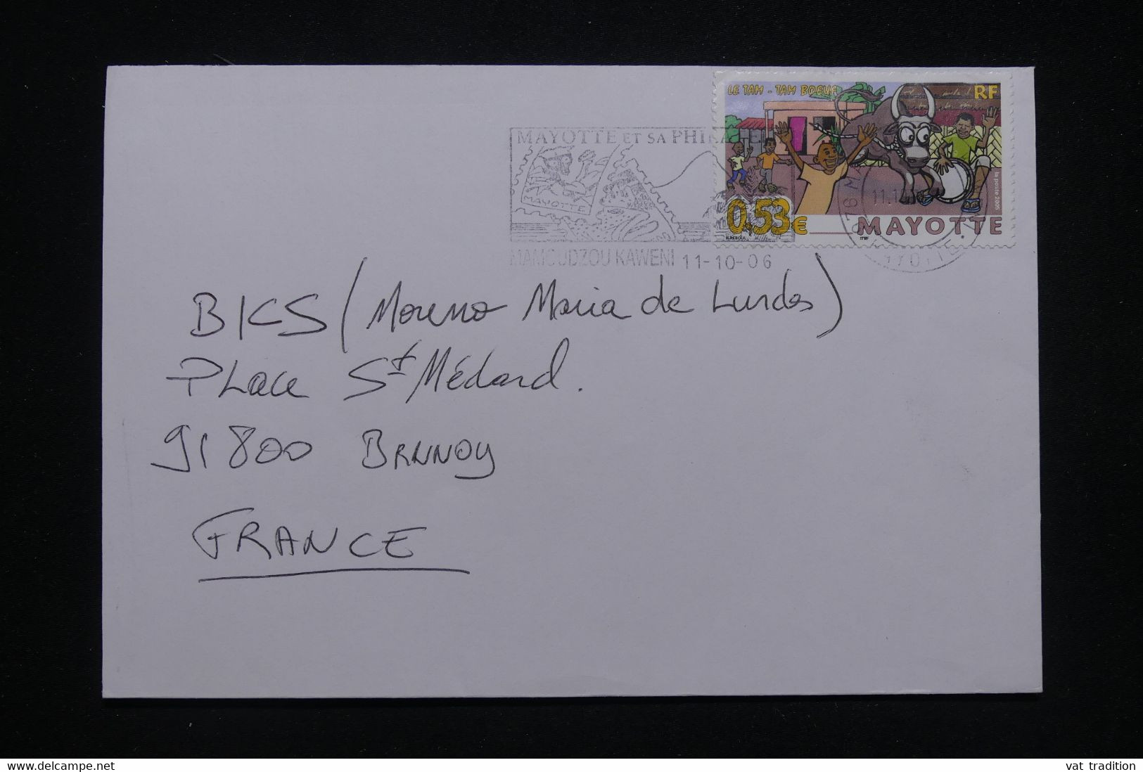 MAYOTTE - Enveloppe De Mamoundzou Pour La France En 2006 - L 96551 - Storia Postale