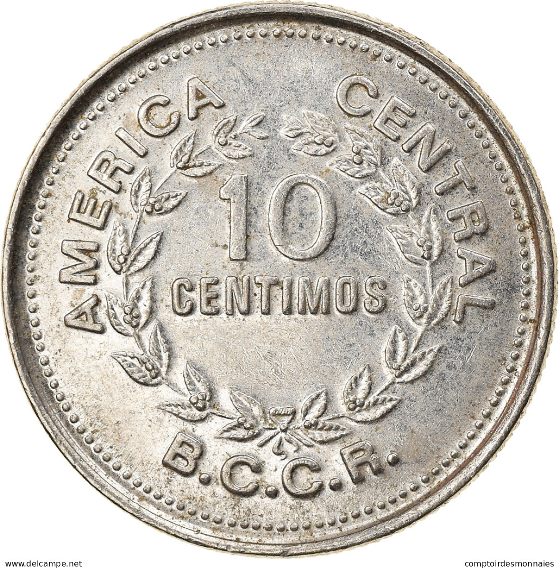 Monnaie, Costa Rica, 10 Centimos, 1979, TTB, Nickel Clad Steel, KM:185.2b - Costa Rica