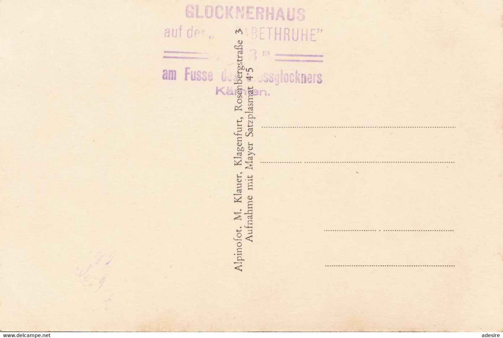 HEILIGENBLUT Mit Grossglockner, Fotokarte 1935? - Heiligenblut