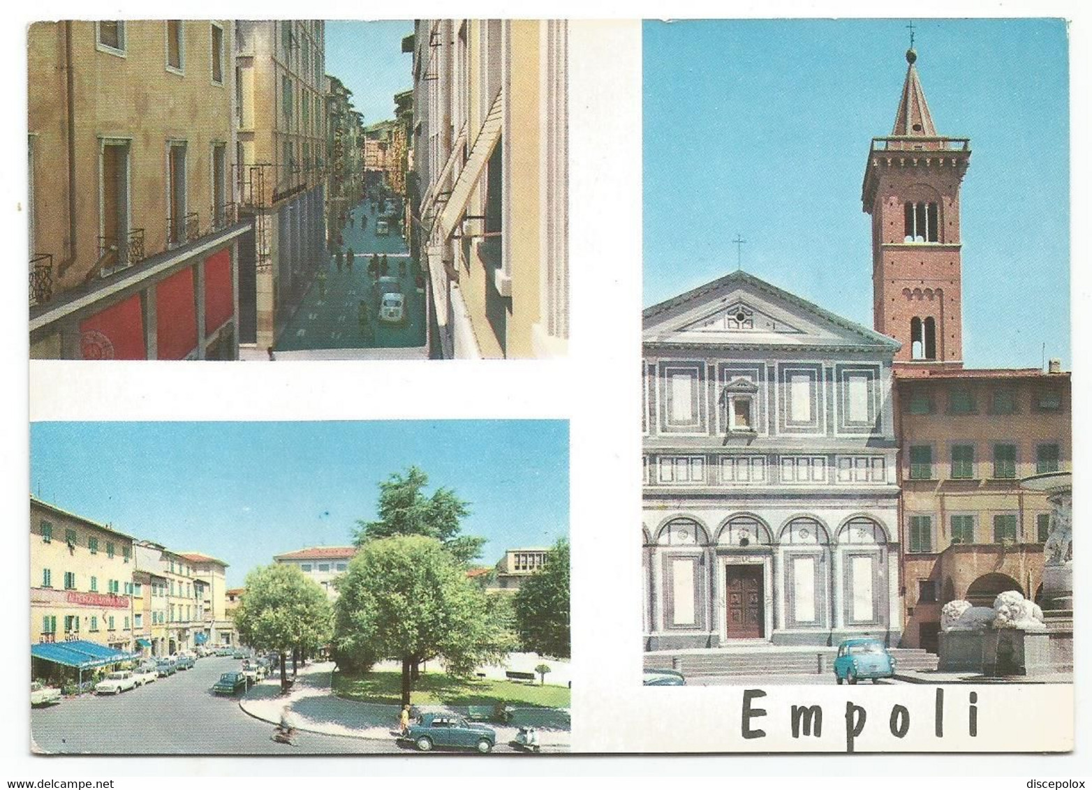 A5317 Empoli (Firenze) - Panorama Vedute Multipla - Auto Cars Voitures / Viaggiata 1965 - Empoli