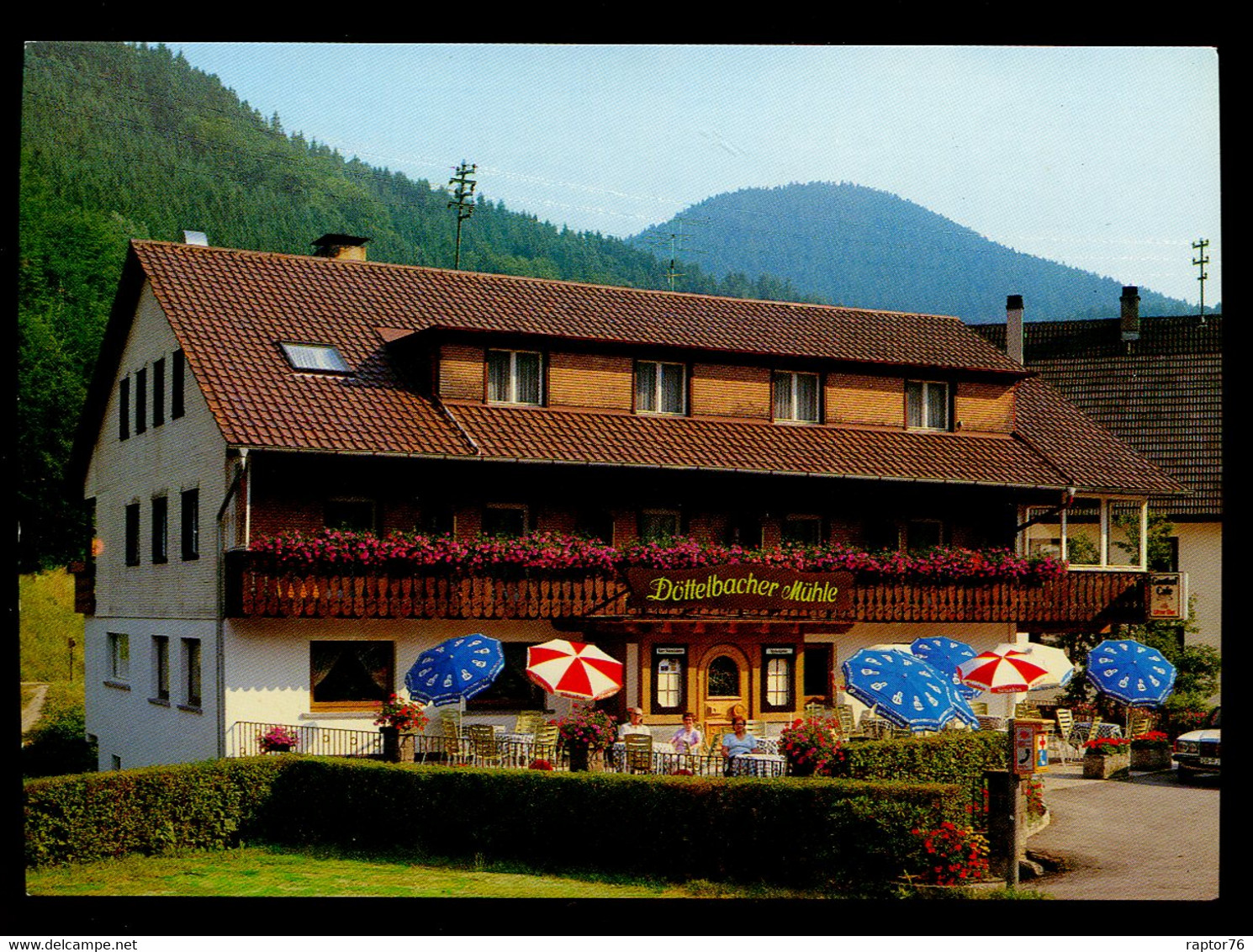 CPM Neuve Allemagne BAD GRIESBACH Im Schwarzwald Hotel Gasthof Café " Döttelbacher Mühle " Famille Schmiederer - Bad Peterstal-Griesbach