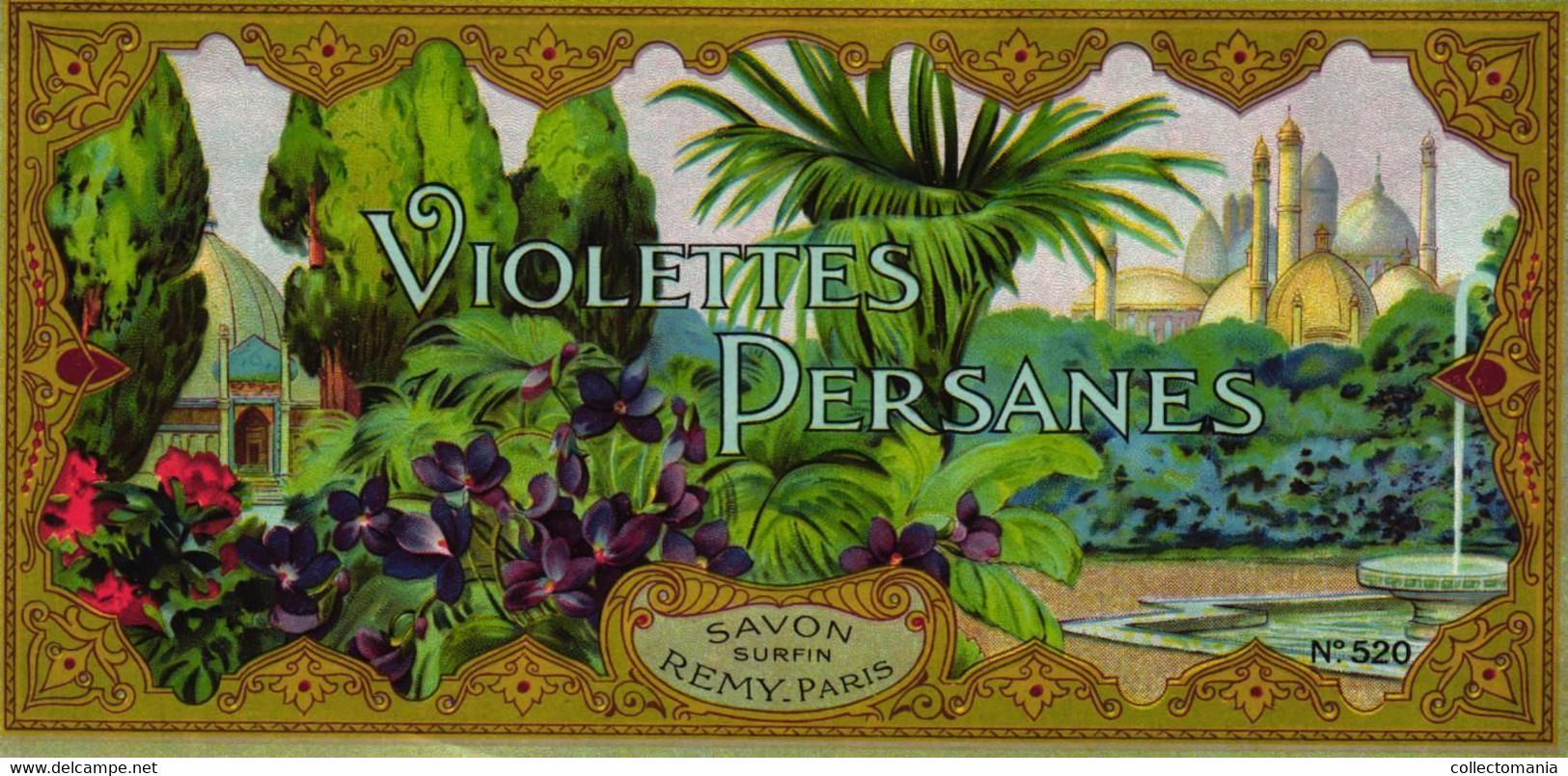 8 Etiquettes De Savon Miradol Lefeuvre Violette Persanes   Paul Tranoy  Gallin Martel Remy Goudron De Norwège - Other & Unclassified