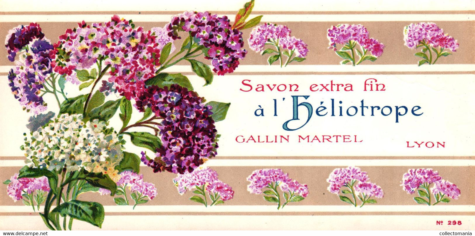 8 Etiquettes de Savon Miradol Lefeuvre Violette Persanes   Paul Tranoy  Gallin Martel Remy Goudron de Norwège