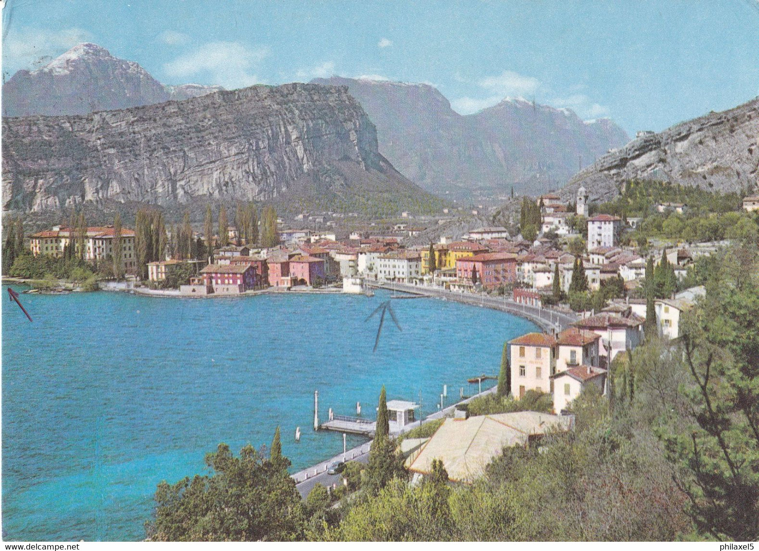 Italië - Trentino-Alto Adige - Torbole - Lago Di Garda - Panorama - Kleur/color - Gebruikt - Sonstige & Ohne Zuordnung