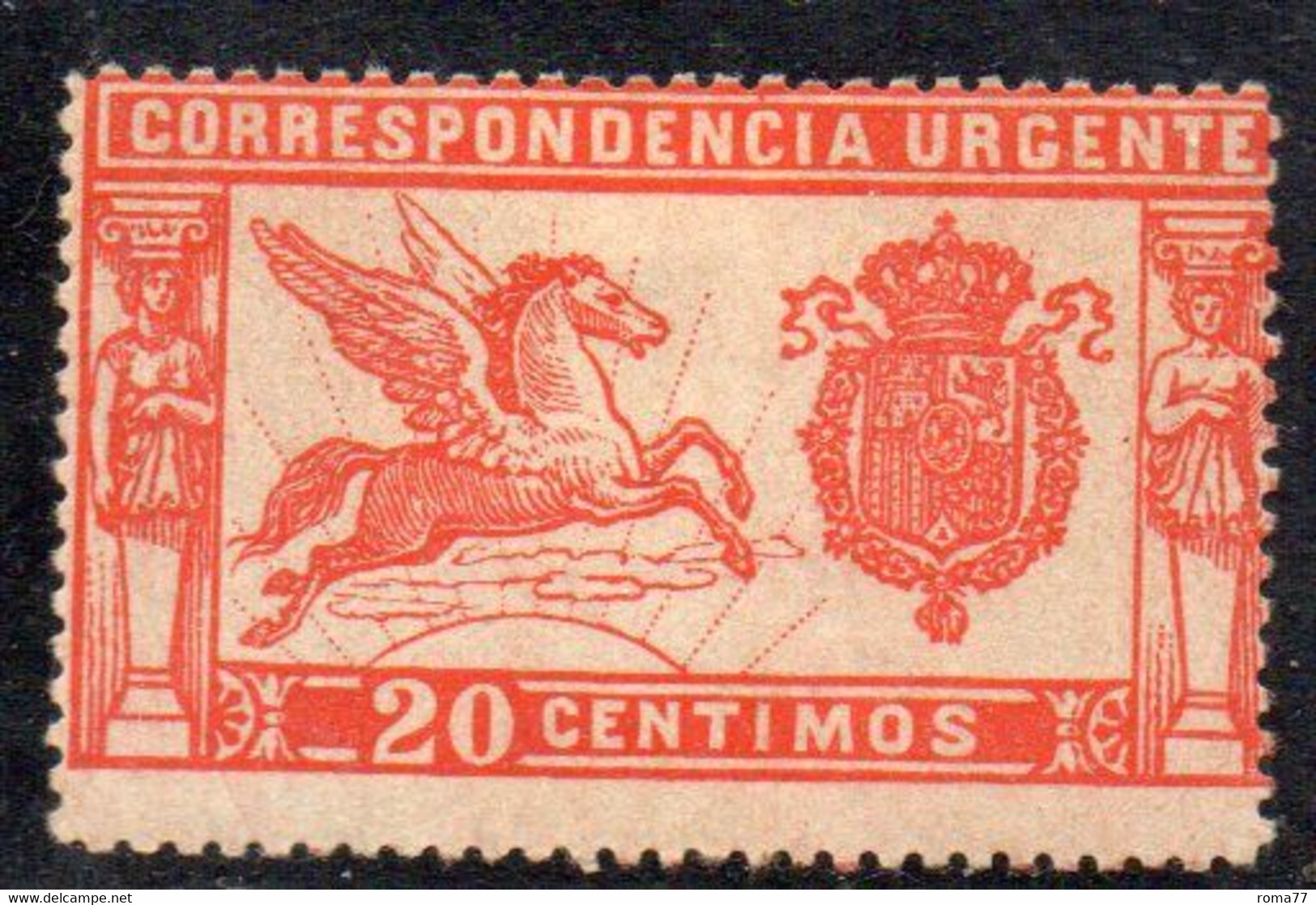 APR1050 - SPAGNA 1905 , Espressi 20 Cent N. 2 * Linguella  (2380) - Eilbriefmarken