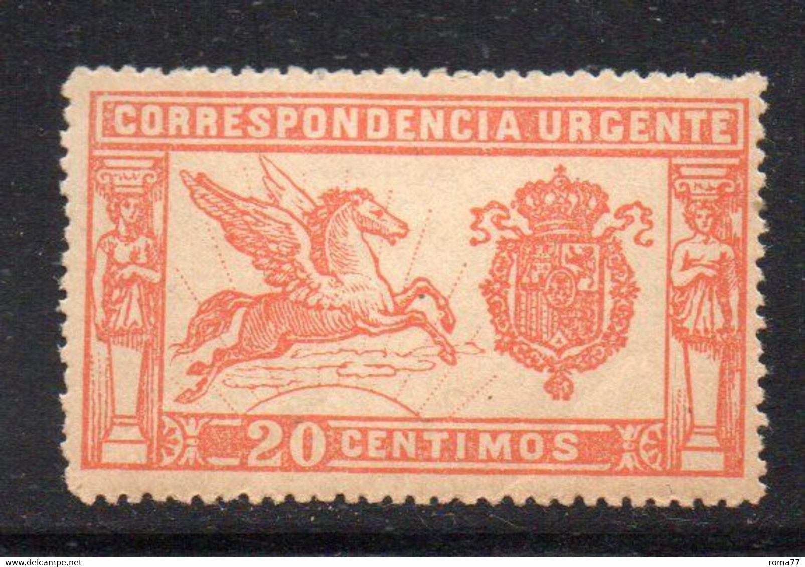 APR1045 - SPAGNA 1905 , Espressi 20 Cent N. 1 * Linguella  (2380) - Eilbriefmarken