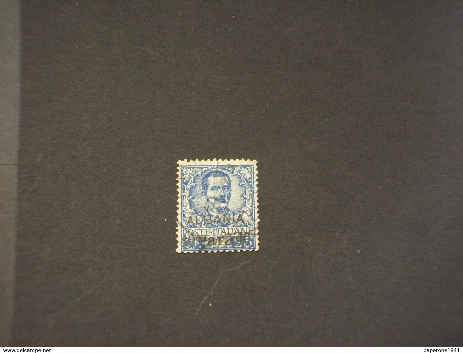 ALBANIA -  1906  RE/FLOREALE  40 Su 25 C. - TIMBRATO/USED - Albania