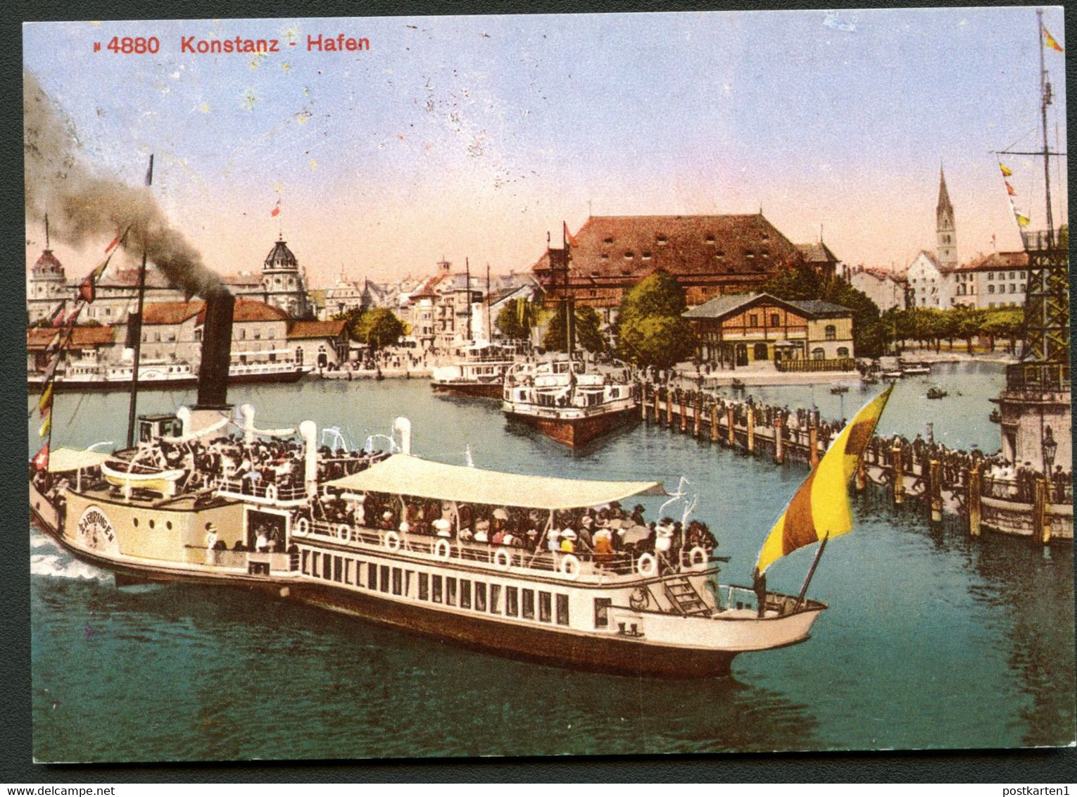 Bund PP106 C1/017 BODENSEE RADDAMPFER KONSTANZ HAFEN Sindelfingen 1985 - Privatpostkarten - Ungebraucht