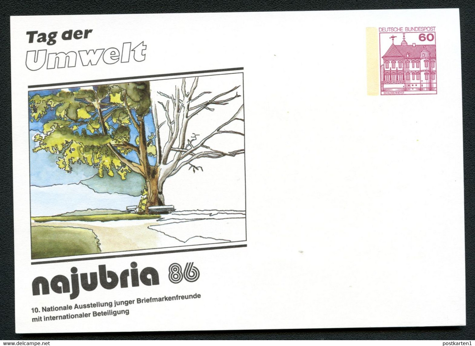 Bund PP106 C1/020 TAG DER UMWELT NAJUBRIA Villingen-Schwenningen 1986 - Private Postcards - Mint