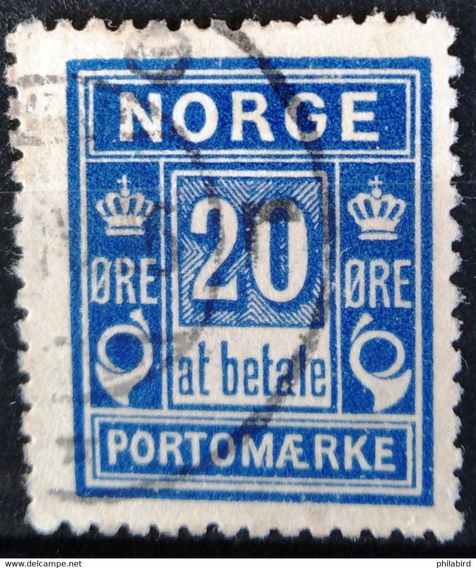 NORVEGE                      TAXE 5                           OBLITERE - Usati