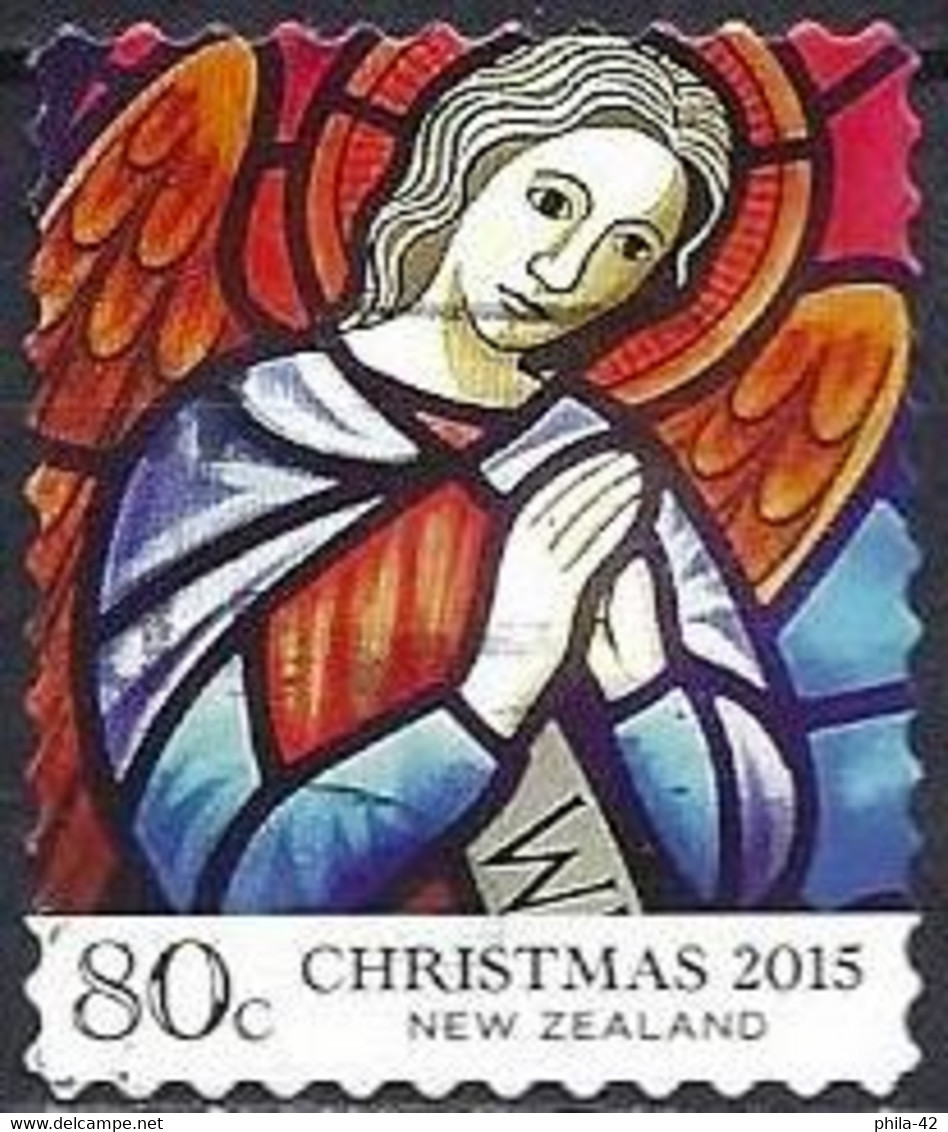 New-Zealand 2015 - Mi 3293 - YT 3160 ( Christmas : Angel ) Self Adhesive Perf. 10 - Gebraucht