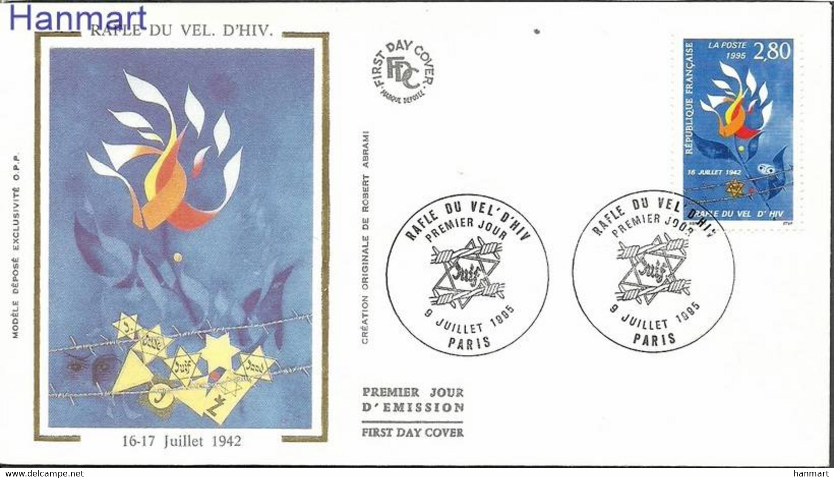 Frankrijk 1995 Mi S3107 FDC  - WW2