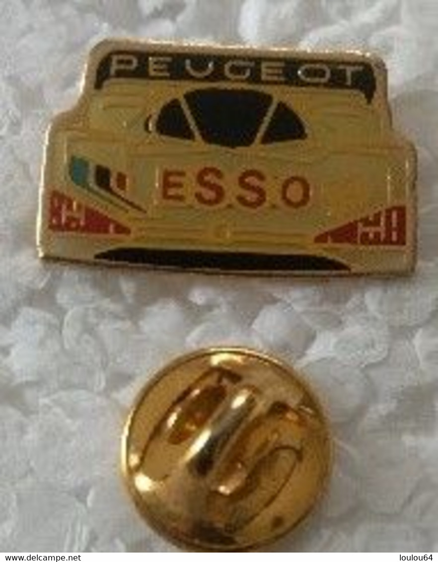 Pin's - Sports - Automobiles - PEUGEOT - ESSO - - Automovilismo - F1