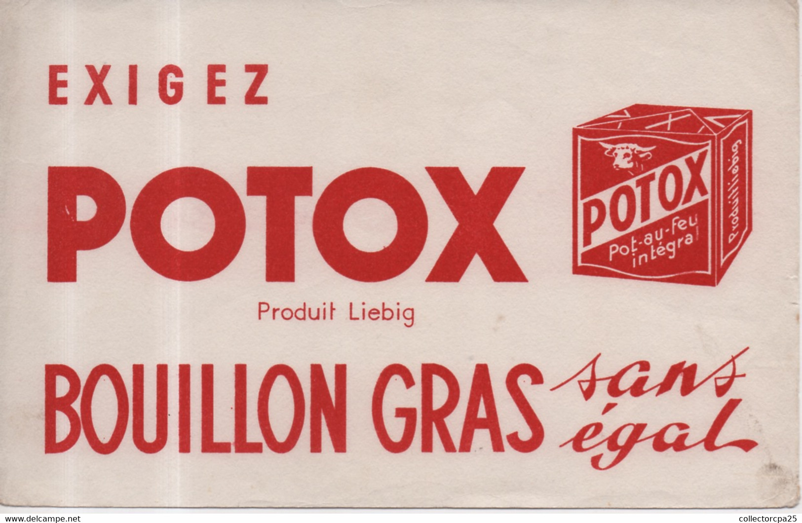 Exigez Potox Produit Liebig Pot Au Feu Intégral Bouillon Gras Sans égal - Soep En Saus