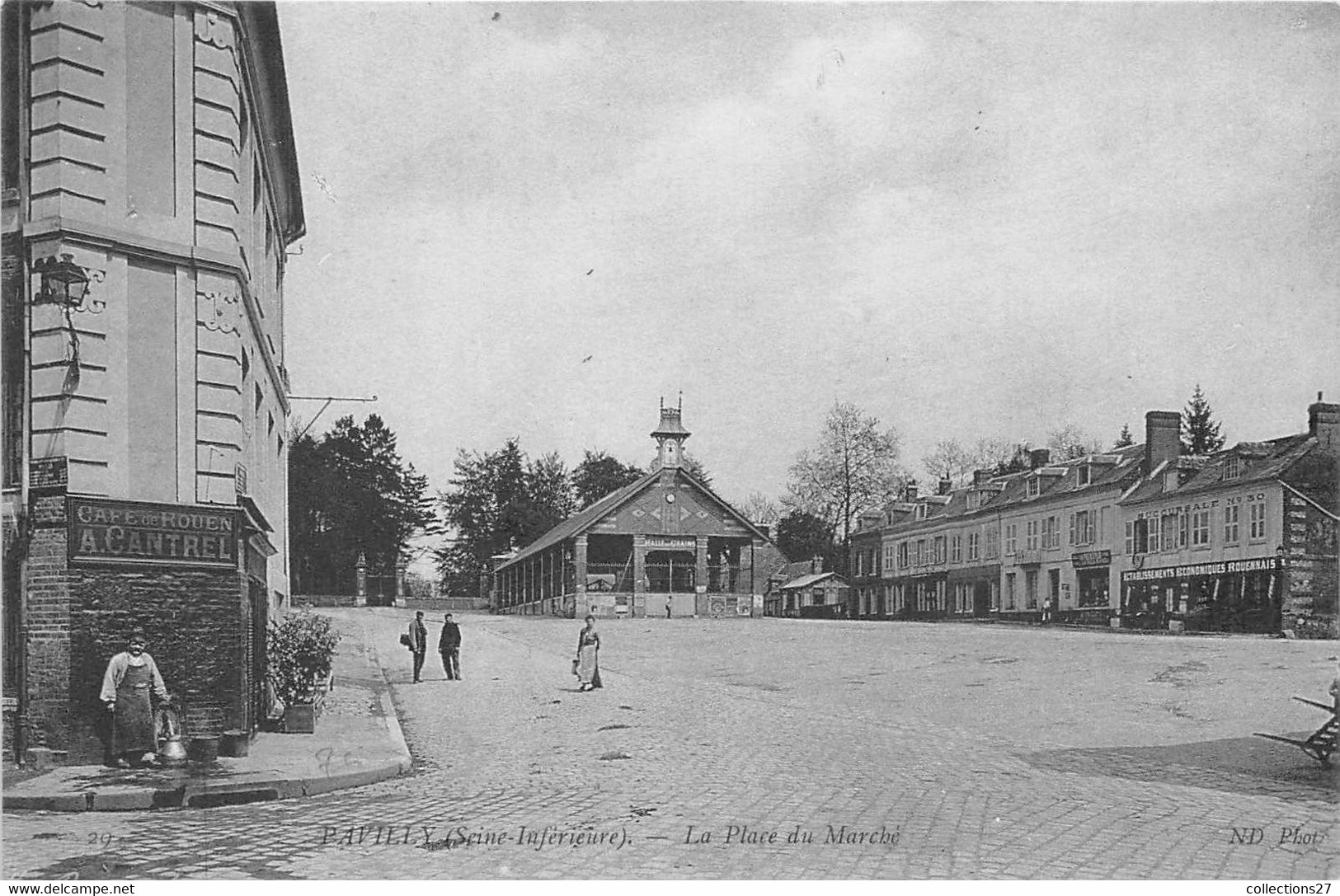 76-PAVILLY-LA PLACE DU MARCHE - Pavilly