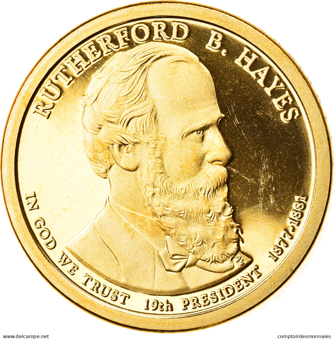 Monnaie, États-Unis, Rutherford B. Hayes, Dollar, 2011, U.S. Mint, San - 2007-…: Presidents