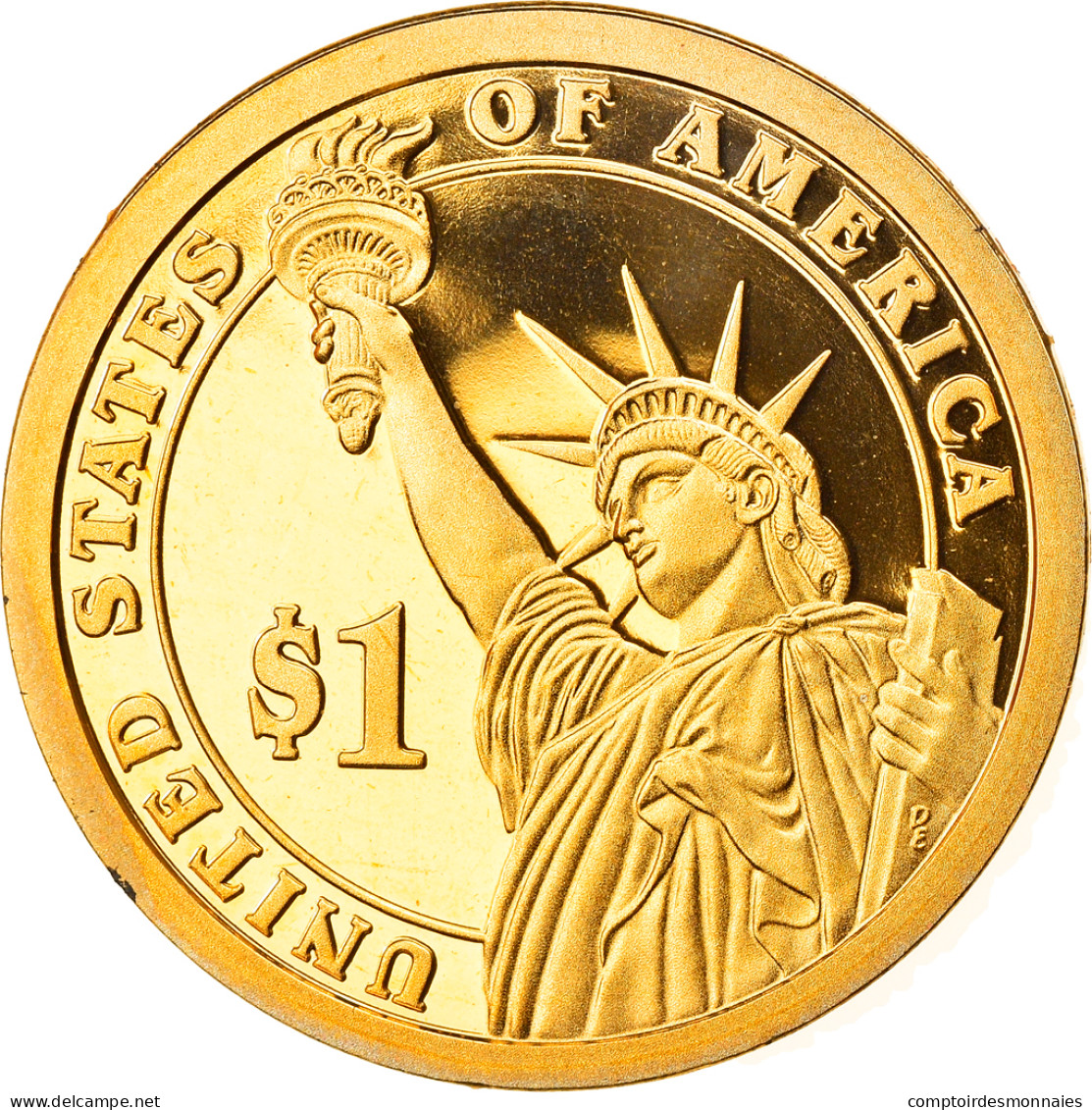 Monnaie, États-Unis, Grover Cleveland (22th), Dollar, 2012, U.S. Mint, San - 2007-…: Presidents