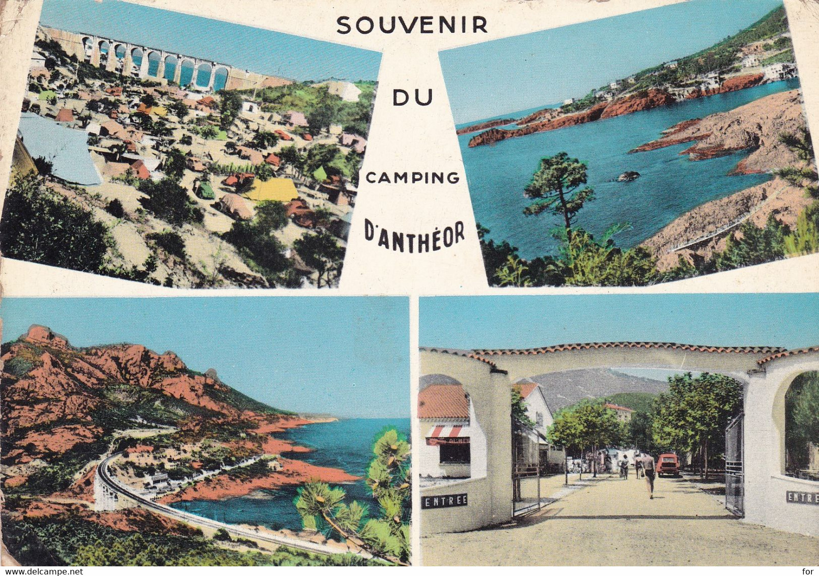 Var : ANTHEOR : Souvenir Du Camping - Multivues : C.p.s.m. - Grand Format - Antheor