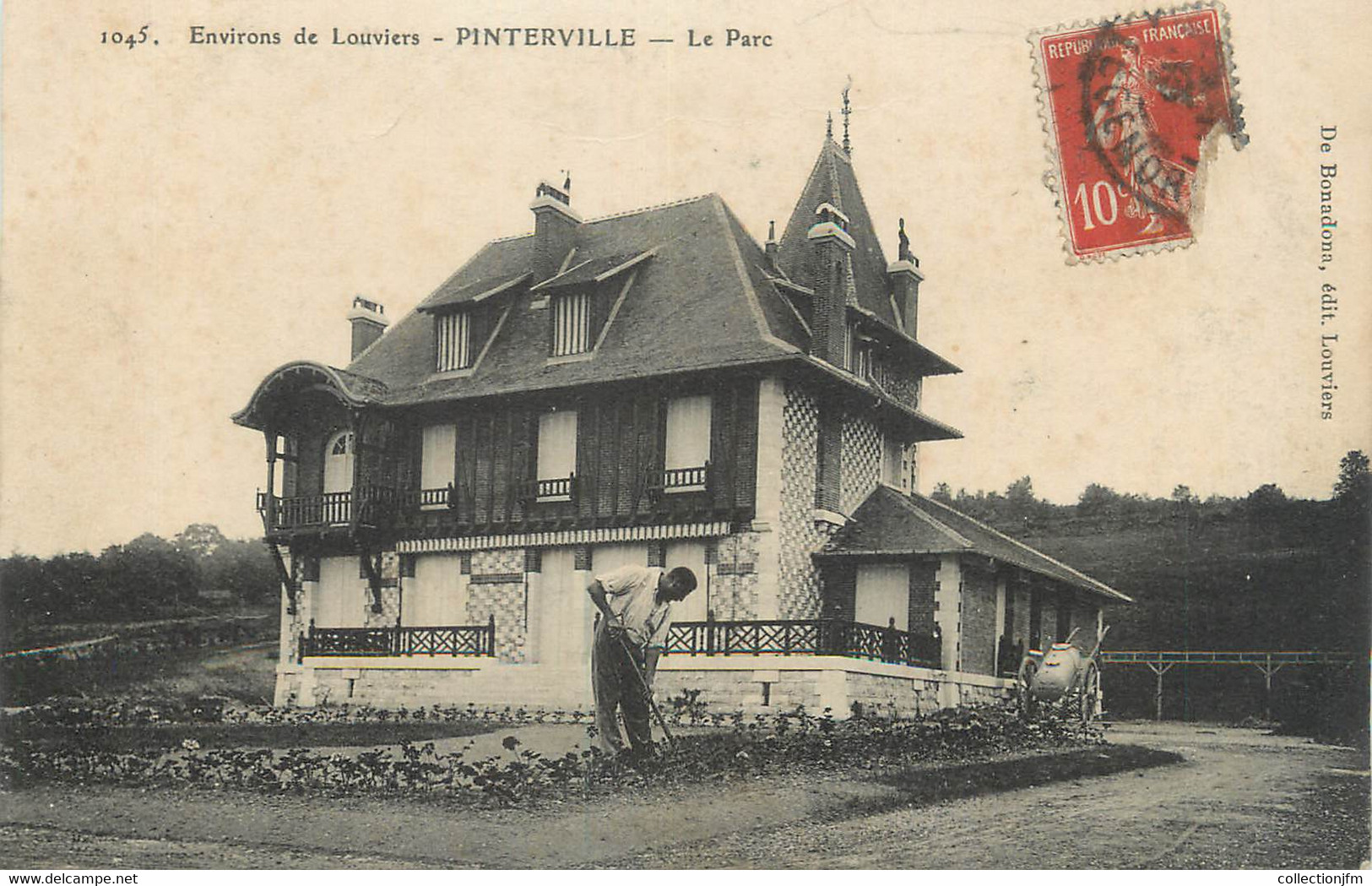 CPA FRANCE 27 "Pinterville, Le Parc". - Pinterville