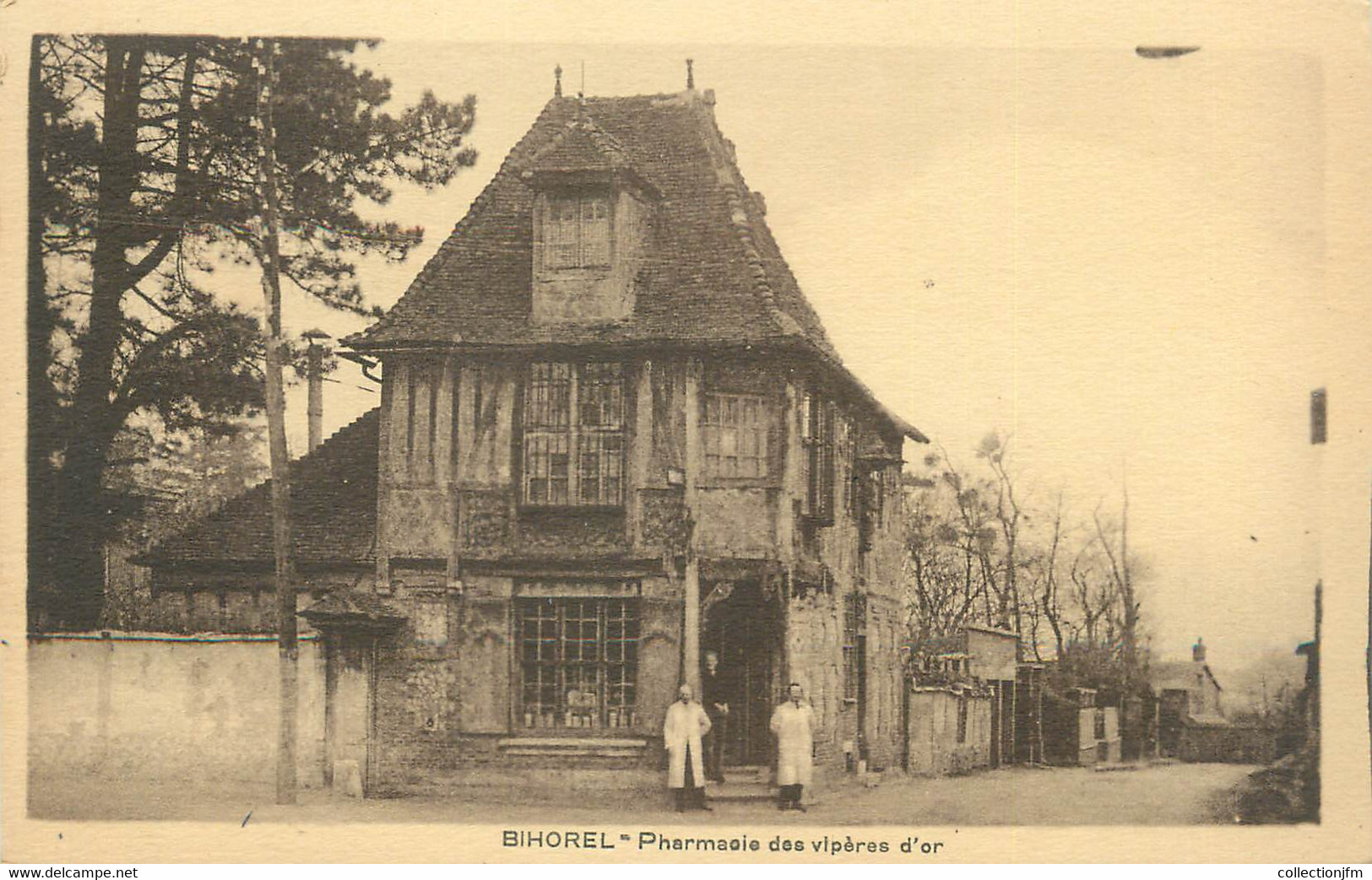 CPA FRANCE 76 "Bihorel, La Pharmacie Des Vipères D'Or". - Bihorel