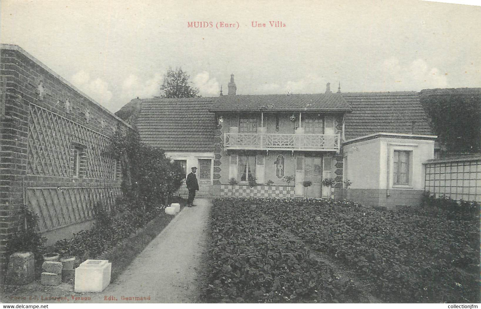 CPA FRANCE 27 "Muids, Une Villa". - Muids