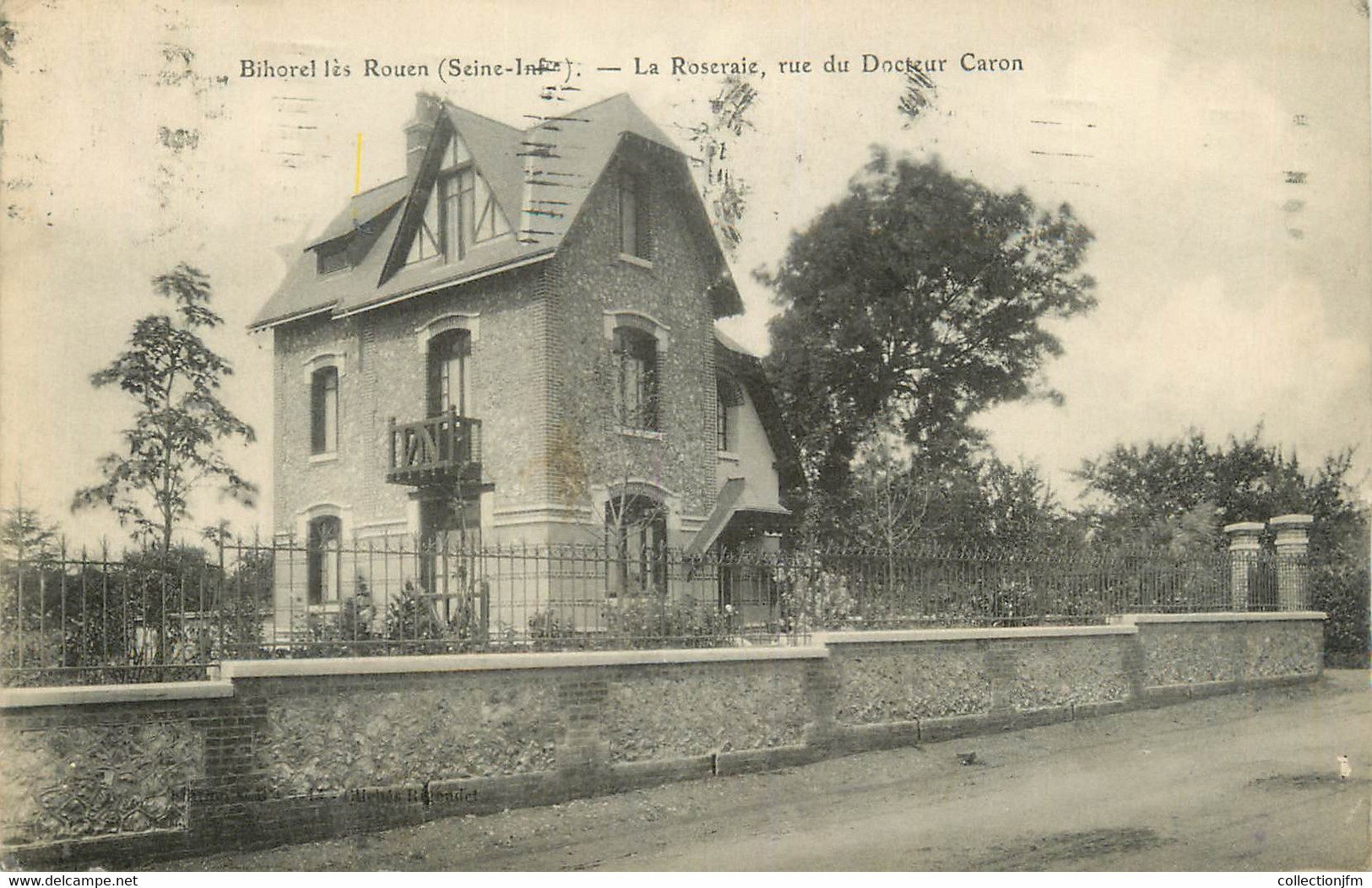 CPA FRANCE 76 "Bihorel, La Roseraie Rue Du Docteur Caron". - Bihorel