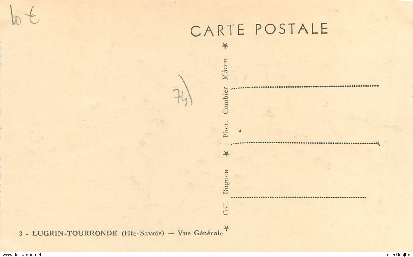 CPSM FRANCE 74 "Lugrin Tourronde, Vue Générale". - Lugrin