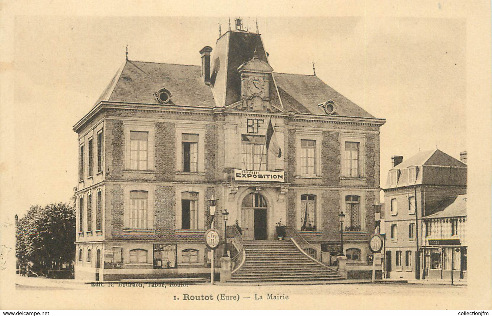 CPA FRANCE 27 "Routot, La Mairie". - Routot