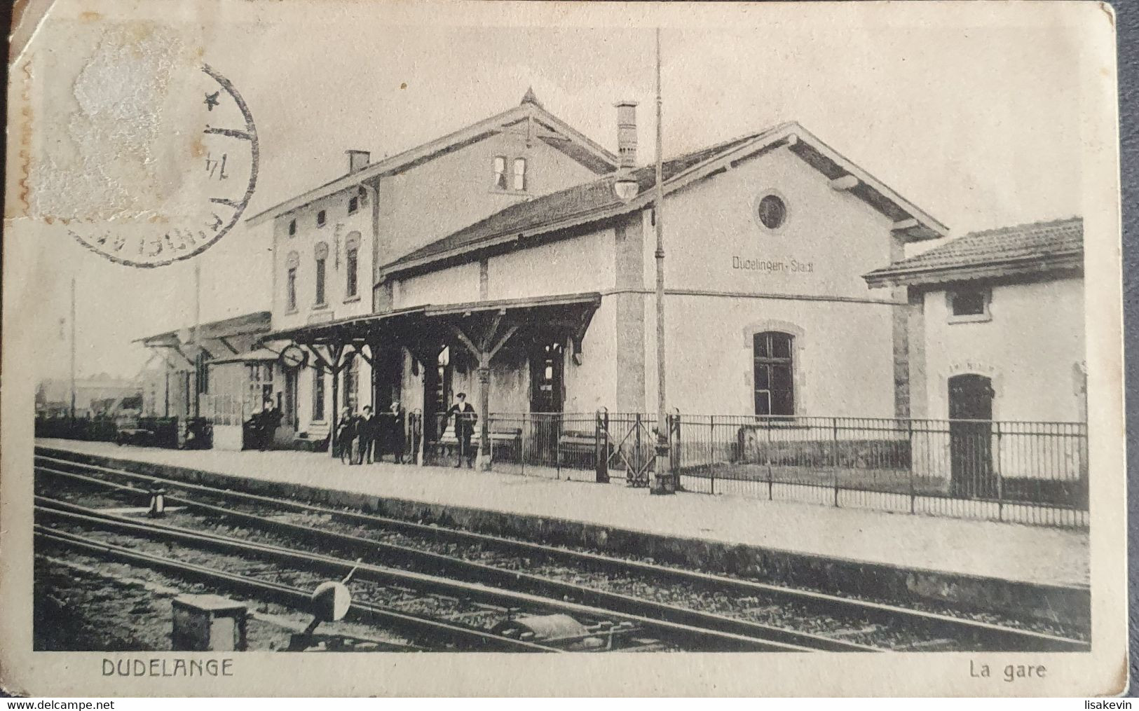DUDELANGE  La Gare 1919 - Sonstige & Ohne Zuordnung