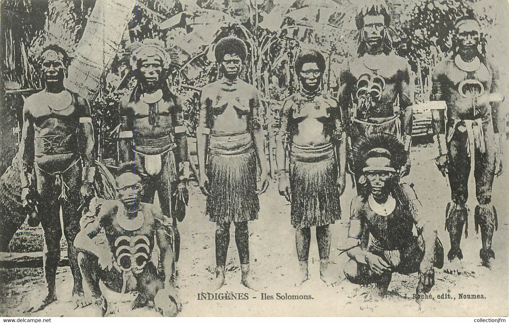 CPA ILES SALOMON "Indigènes" - Solomon Islands